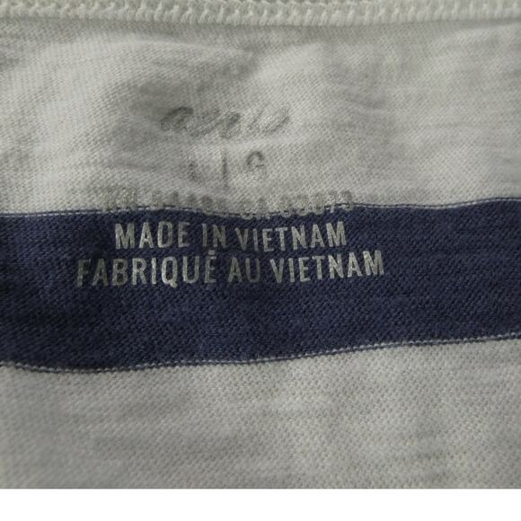 Aerie Large Women's Long Sleeved Shirt Buttons Striped Casual Festival - Picture 7 of 8